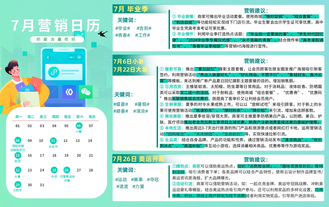云互動(dòng)系統(tǒng)發(fā)布7月互動(dòng)營銷日歷 把握營銷密碼